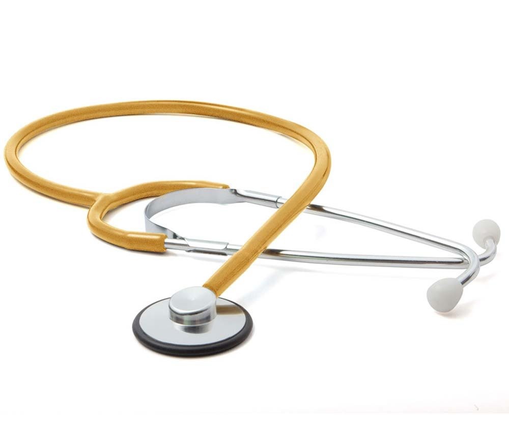Stethoscope Nurse General Exam Proscope™ 660 Gold 1-Tube 21 Inch Tube Single Sided Chestpiece by American Diagnostic Corporation  ID 660GD